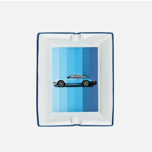 JZ Cigar Ashtray Blue Porsche