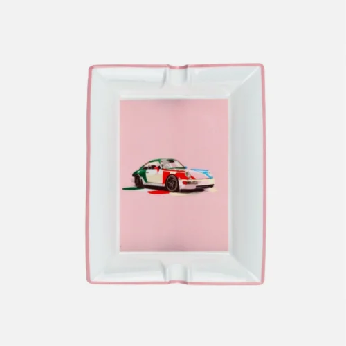 JZ Cigar Ashtray Pink Porsche